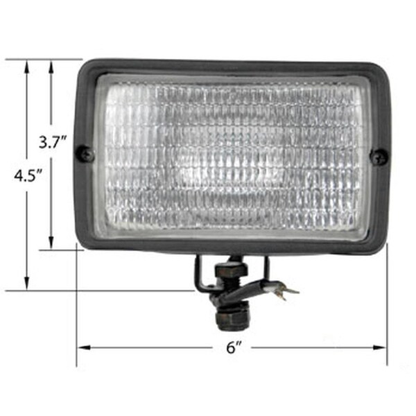 Aftermarket Universal Halogen Flood Lamp Assembly 3X5 12V - ELJ50-0145