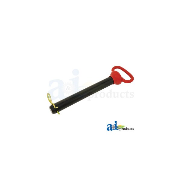 A & I Products Hitch Pin, Red Handled 1 1/8" x 8 1/2 12" x3" x2" - A-HP108