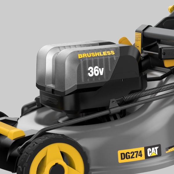 Caterpillar Cat 18V Brushless 21 in. Cordless Self-Propelled Lawn Mower - DG274