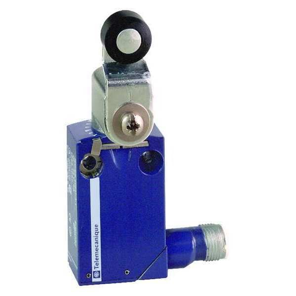 Interruptor de límite Telemecanique Sensors, palanca de rodillo, rotativo, 1NC/1NO, 3A @ 240V AC, Ubicación del actuador: Lateral - XCMD2115M12