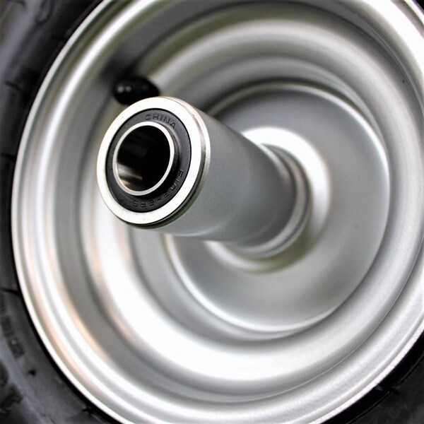 Antego 13 x 6.5-6 in Lawn Mower Tire, Hustler Chrome Silver, 4 PK - A6450560590804136506