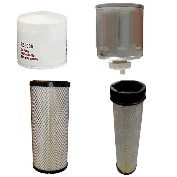 Aic Replacement Parts FILTERS Fits Bobcat LOADER S570, S590, T590 w/Fits Kubota V2607-DI-T Eng. Exc. - KT-FIA60-0220
