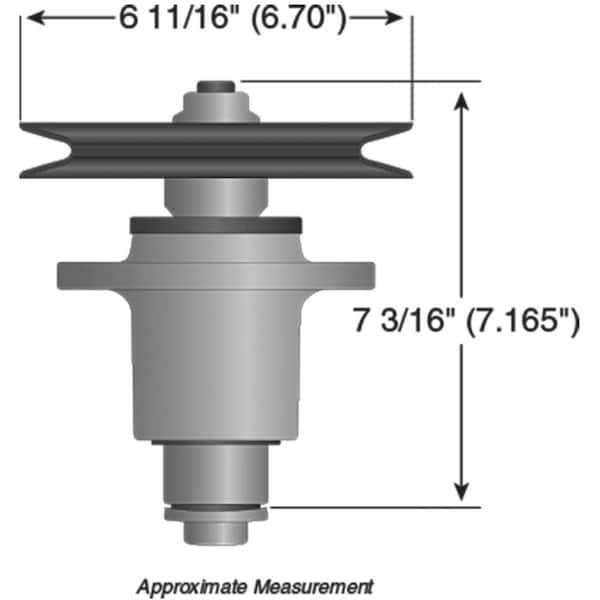 Stens Spindle Assembly With Pulley Exmark  Lazer Z Hp 103-1184 285-933 - 285-933