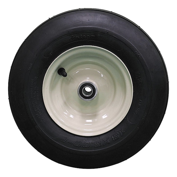 Antego 13 x 5-6 in Lawn Mower Tire Assembly, 4 Ply, Dark Gray, 2 PK - A6325720240204135006