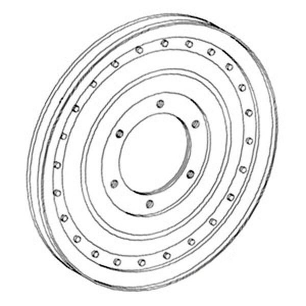 Aftermarket New Jackshaft Fan Pulley Made Fits Case-IH Combine Models 2366 2377 + - 295918A1