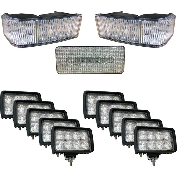 Tiger Lights 12V Complete LED Light Kit For Case/IH 330 Steiger Off-Road Light; - CASEKIT-7