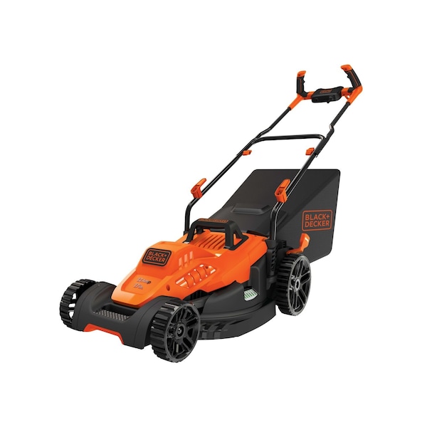 Black & Decker 12 Amp 17 in. Electric Lawn Mower with Comfort Grip Handle - BEMW482BH