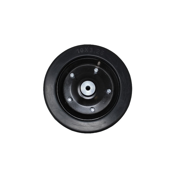 Aftermarket Replacement Finishing Mower Wheel 10in.x3.25in. 1/2in. Axle Hole for Many Makes/Models - WHU90-0058