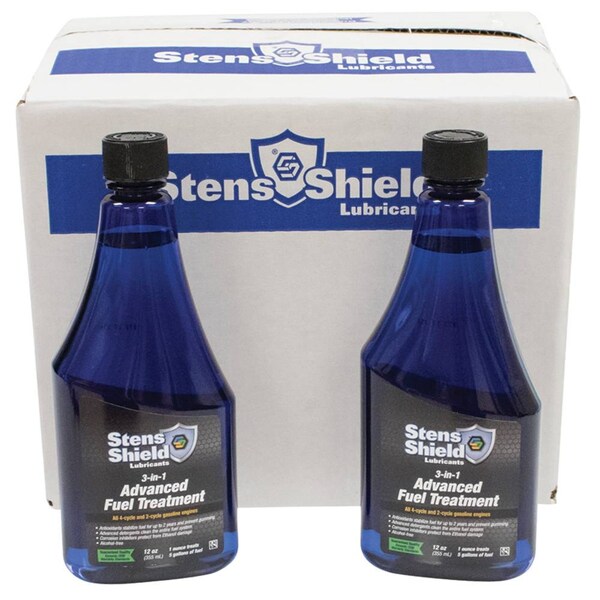 Stens Shield 3-In-1 Advanced Fuel Treatment For Twelve 12 Oz.Bottles 770-742 - 770-742