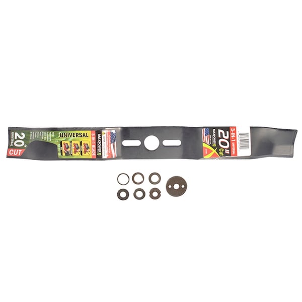 Maxpower MaxPower 20 in. 3-in-1 Mower Blade For Walk-Behind Mowers 1 pk - 331950S
