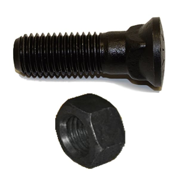 Aic Replacement Parts Plow Bolt and Nut for Blades Cutting Edges 3/4-10x2 1/2 Grade 8 Dome Head - 5J4773-NUT