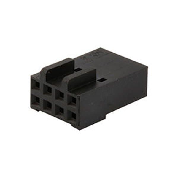 Conector de placa Molex, 24 contactos, 2 hileras, hembra, paso de 0.1 pulgadas, terminal de engarce, aislante negro - 22566247