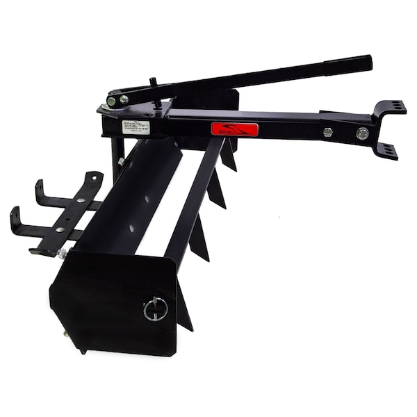 Brinly 38in Box Scraper & Rear Blade Combo for Grading, Backfilling, and Moving Materials - BS-381