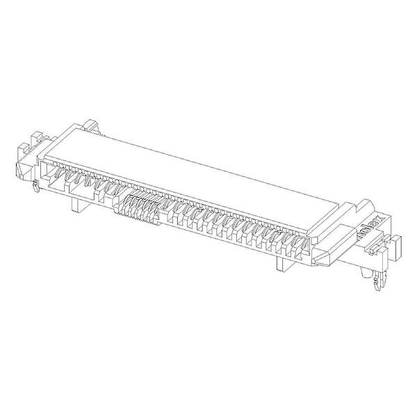 Molex Sas/Pcie R/A Smt Recep 0.76Au 68Ckts - 787760001