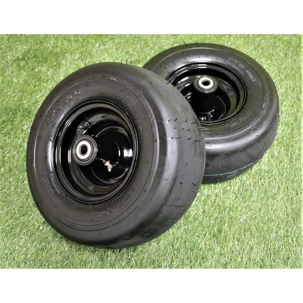 Antego 13 x 6.5-6 in Lawn Mower Wheel, Dark Gray, 4 PK - A6451100090804136506