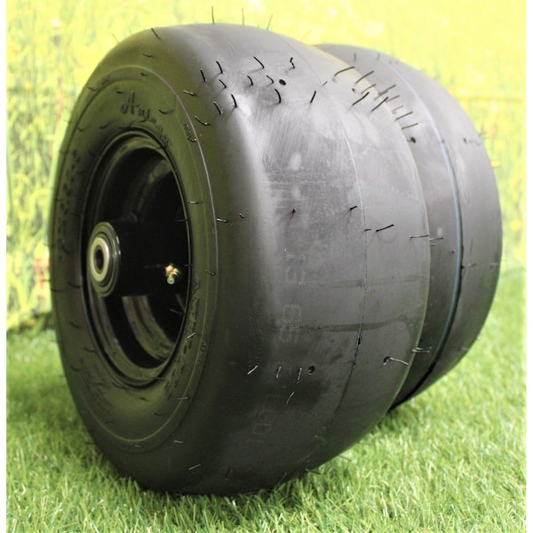 Antego 13 x 6.5-6 in Lawn Mower Wheel, Dark Gray, 4 PK - A6451100090804136506