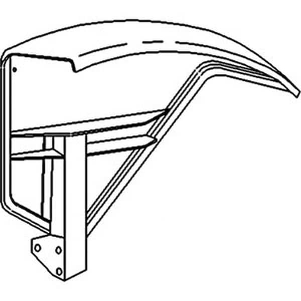 Aftermarket LH Left Hand Fender Fits John Deere Tractor A B BN BNH BW BWH G GH GN GW - AA1583R