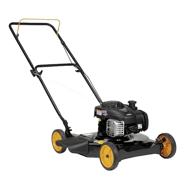 Poulan Pro Lawn Mower, Gasoline, 20 in W Cutting, Pull Start - PM20N450S