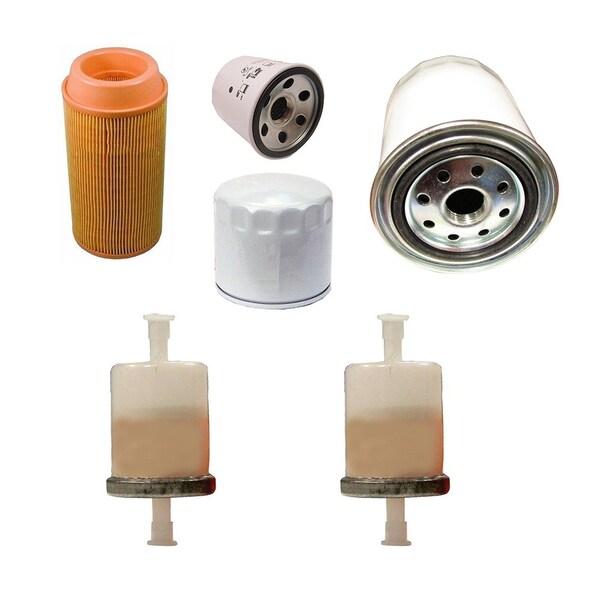 Aic Replacement Parts Filter Kit Fits Kubota ZD326 Zero Turn Mower - KT-FIW50-0004