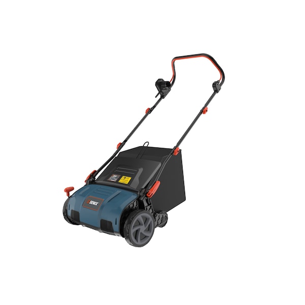 Senix SENIX 13 Amp 15-Inch Electric Dethatcher and Scarifier with Collection Bag - SCE13-M