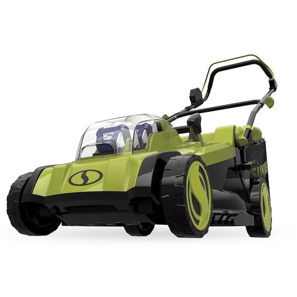 Sun Joe 48V iON 17 In Cordless Mulching Lawn Mower w/Grass Catcher, Batteries & Chrgr - 24V-X2-17LM