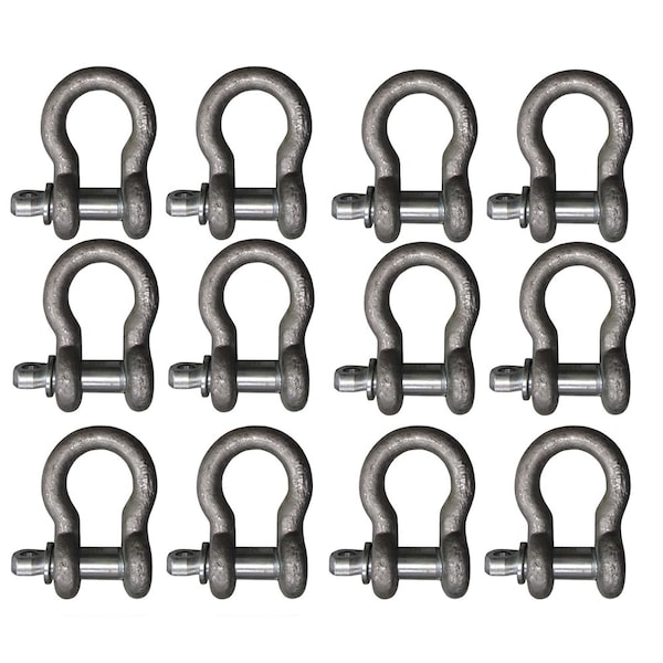 Aic Replacement Parts Dozen 12 3/4 Shackles For Hauling Attaching Tie Down Anchor Restraint Loops - OTK20-0265_X12