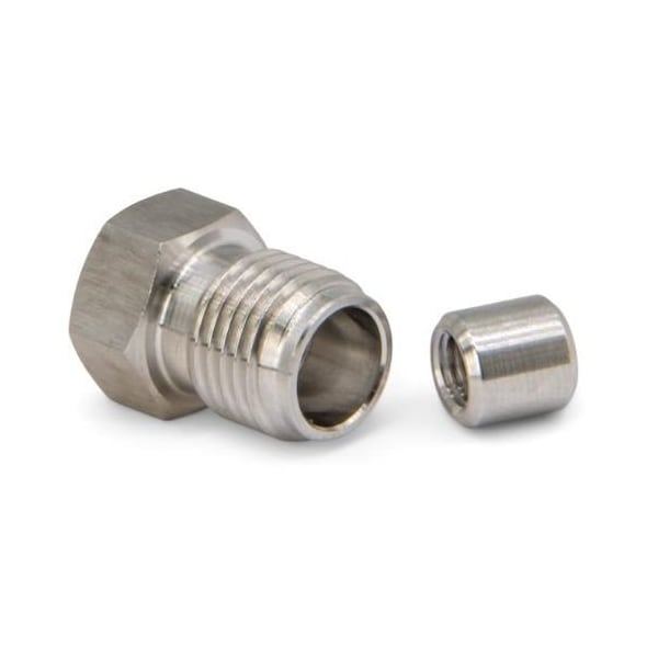 Enerpac UltraHigh Pressure Fitting, Gland Nut With Sleeve, 38 Cone - 43701