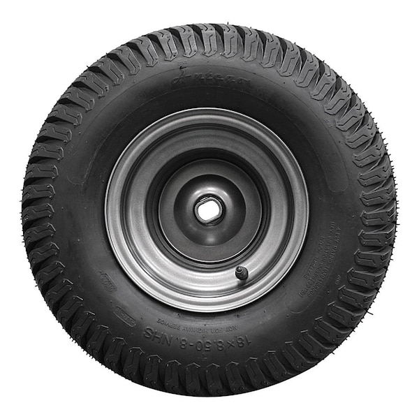Antego 18 x 8.5-8 in Lawn Mower Tire & Wheel Assembly, Ariens Gray, 2 PK - A8638010810304188508
