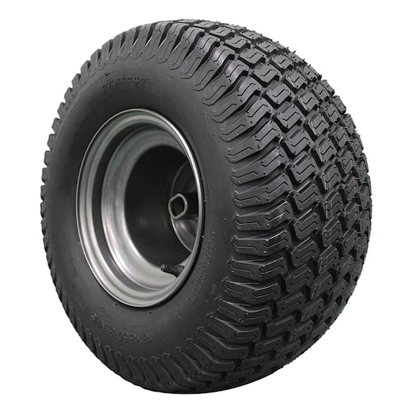 Antego 18 x 8.5-8 in Lawn Mower Tire & Wheel Assembly, Ariens Gray, 2 PK - A8638010810304188508