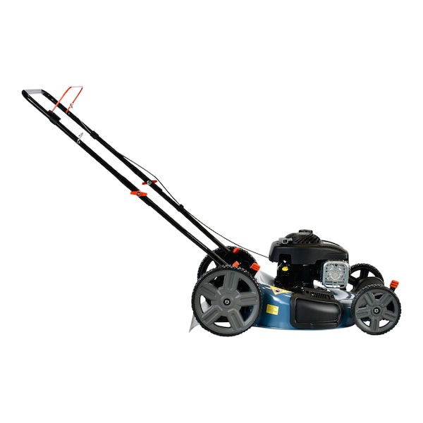 Senix 21 in Gas Lawn Mower, 125cc 4-Cycle Briggs & Stratton Engine, 2 in-1 Push Lawnmower, 6 Height Adjust - LSPG-M4