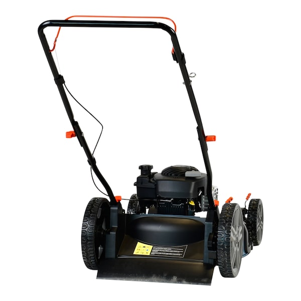 Senix 21 in Gas Lawn Mower, 125cc 4-Cycle Briggs & Stratton Engine, 2 in-1 Push Lawnmower, 6 Height Adjust - LSPG-M4