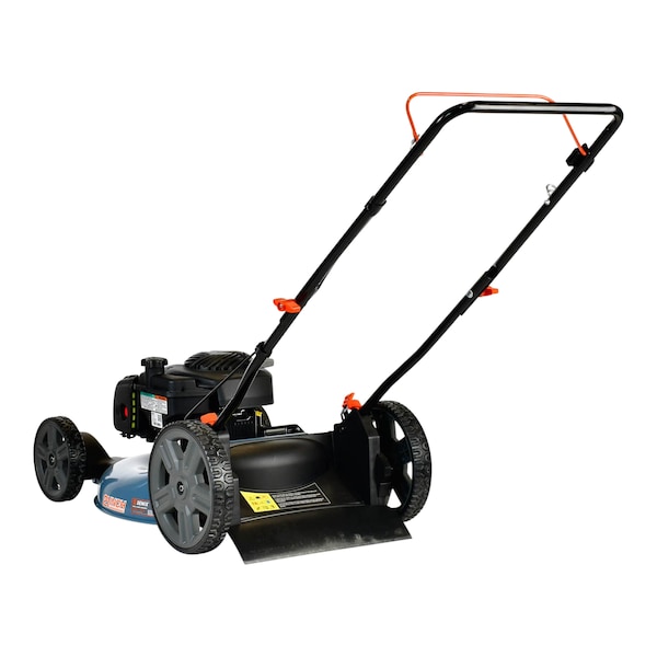Senix 21 in Gas Lawn Mower, 125cc 4-Cycle Briggs & Stratton Engine, 2 in-1 Push Lawnmower, 6 Height Adjust - LSPG-M4