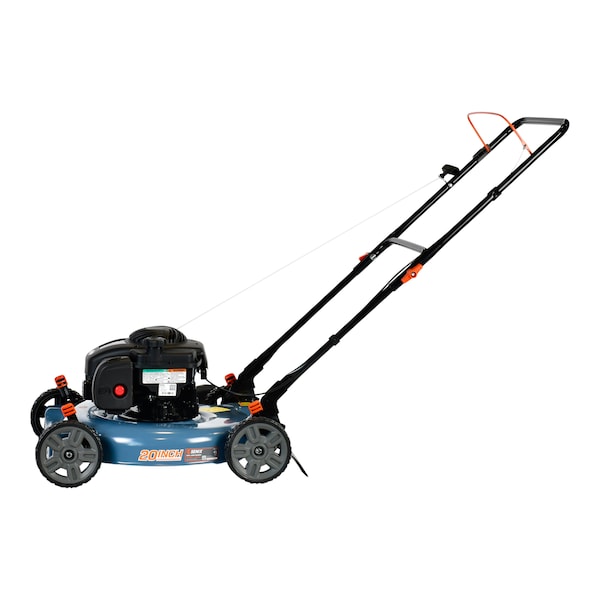 Senix 20 in Gas Lawn Mower, 125 cc 4-Cycle Briggs & Stratton Engine, Push Lawnmower with Side Discharge - LSPG-L3