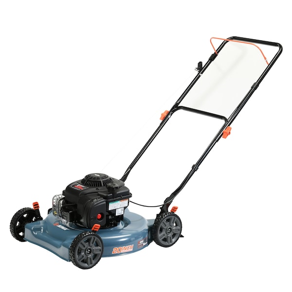 Senix 20 in Gas Lawn Mower, 125 cc 4-Cycle Briggs & Stratton Engine, Push Lawnmower with Side Discharge - LSPG-L3