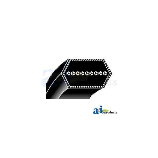 A & I Products Double V-Belt (5/8" X 136") 20" x5" x1.2" - A-BB133