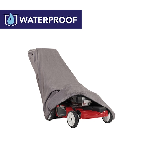 Modern Leisure Garrison Lawn Mower Cover, Waterproof, 75 in. L x 25.5 in. W x 23 in. H, Granite - 3044