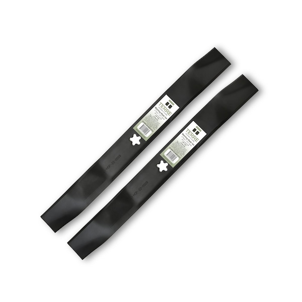 T Terre 3-Pack Commercial Lawn Mower Mulching Blades for a 48 Inch Mower Deck, 2PK - 41-HOP-22-0009-QTY2