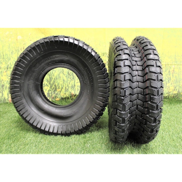 Antego 20 x 10-8 in Lawn Mower Tire & Wheel, 2 Ply, Black - T01022010008