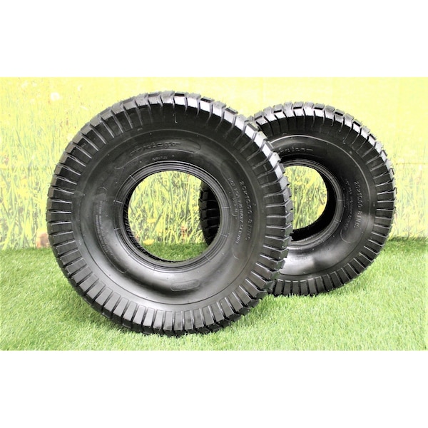 Antego 20 x 10-8 in Lawn Mower Tire & Wheel, 2 Ply, Black - T01022010008