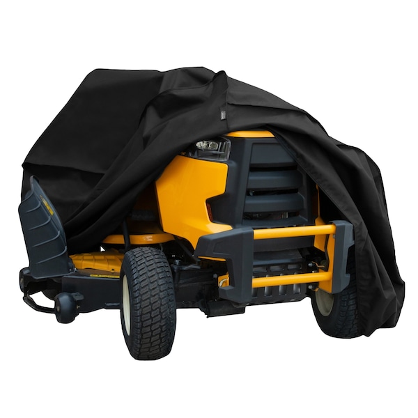 Modern Leisure Chalet Zero-Turn & Riding Lawnmower Cover, Fits Decks up to 62 in., 82 in. Lx5 in. Wx47 in. H, Black - 3042