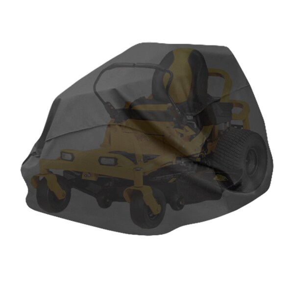 Modern Leisure Chalet Zero-Turn & Riding Lawnmower Cover, Fits Decks up to 62 in., 82 in. Lx5 in. Wx47 in. H, Black - 3042