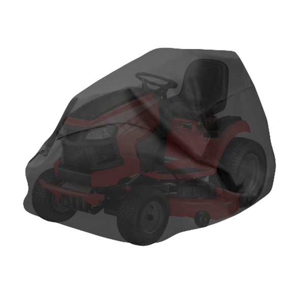 Modern Leisure Chalet Zero-Turn & Riding Lawnmower Cover, Fits Decks up to 62 in., 82 in. Lx5 in. Wx47 in. H, Black - 3042