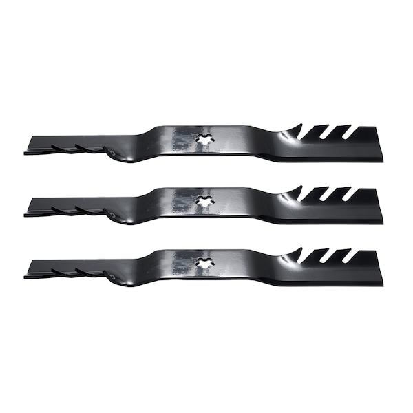 Oregon Lawn Mower Blades 3-pc Set, Gator G3, 18-7/16'' , 54'' Deck, Ariens, AYP, Craftsman & More - 528970