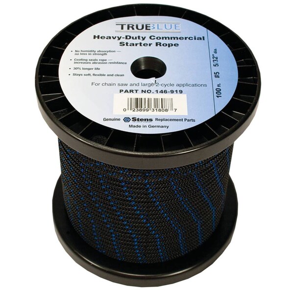 Stens Starter Rope Diameter 5/32", Length 100' Lawn Mowers - 146-919