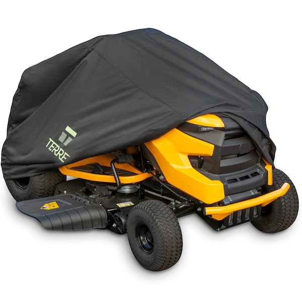 T Terre Lawn Tractor Cover Waterproof Heavy Duty Fits Most Riding Mowers Drawstring Hem - 106004