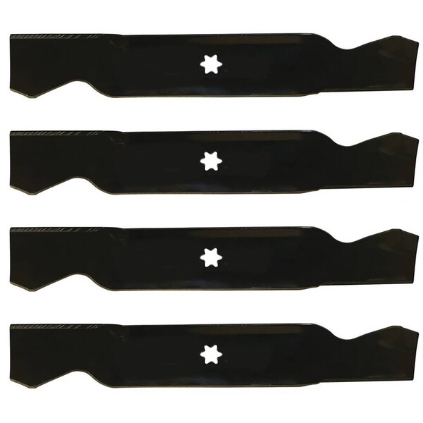 Aic Replacement Parts 4 Blades Fits Cub Cadet MTD 38 Deck 742-0610 942-0610 742-0610A 942-0610A - LAB50-0134_X4-IRT