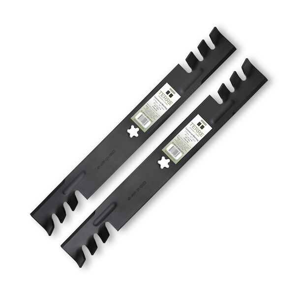 T Terre 2-Pack Medium Lift Lawn Mower Blades for a  for a 46 Inch Mower Deck, 2PK - 41-AYP-21-0003-QTY2