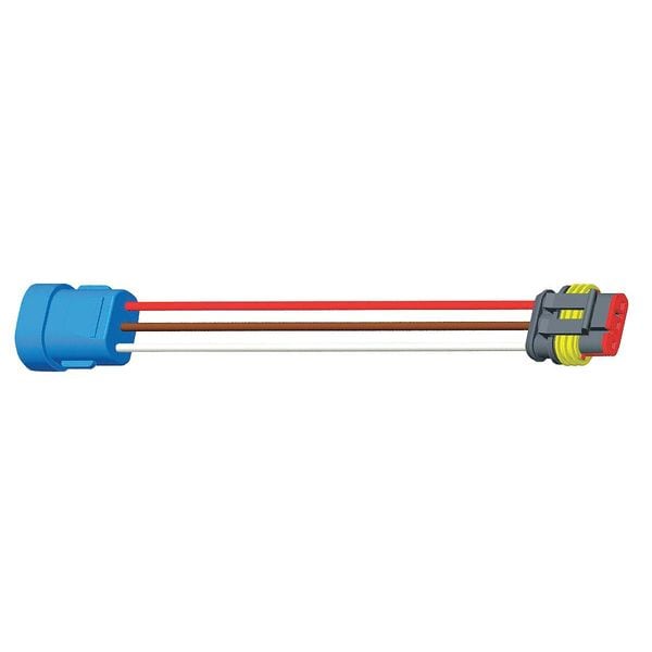 Conector de 3 cables Grote, Hembra Pin a Cáscara Dura - 66860