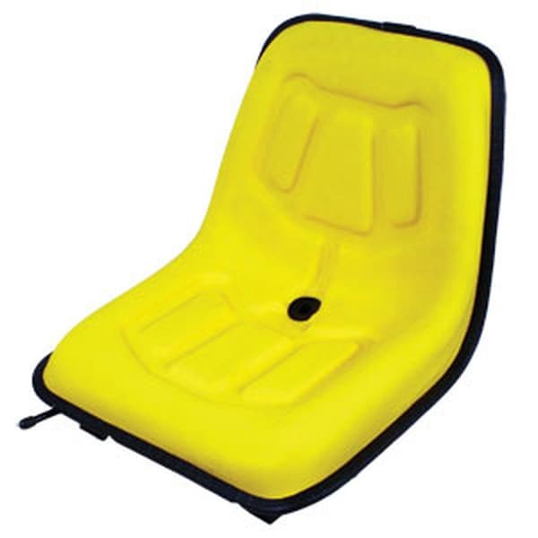 Aftermarket Universal Yellow High Back Seat Fits Compact Tractors, Mowers - LGS100YL