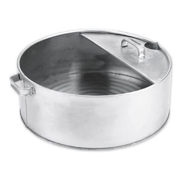 Aftermarket 6-Gallon Heavy Duty Galvanized Drain Pan w/ Spout 6" Deep - 19" Diameter - B1LX1710